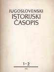 Jugoslovenski istorijski časopis XI/1-2/1972