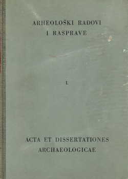Arheološki radovi i rasprave I/1959