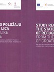 Studija o položaju izbeglih lica iz Republike Hrvatske / Study Regarding the State of Rights of Refugees from the Republic of Croatia