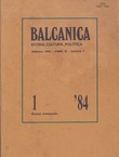 Balcanica III/1/1984