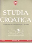 Studia croatica XXII/80-81/1981