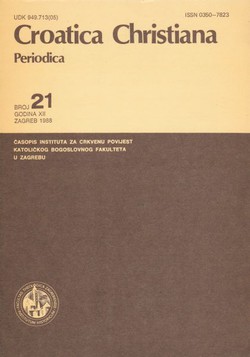 Croatica Christiana Periodica 21/1988