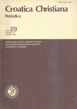Croatica Christiana Periodica 29/1992