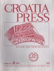 Croatia Press XXV/2 (270)/1972