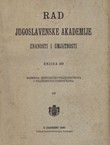 Rad JAZU. Knjiga 239. Razreda historičko-filologičkoga i filozofičko-juridičkoga 105/1930