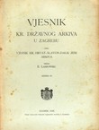 Vjesnik Kr. državnog arkiva u Zagrebu IV/1929 + Bibliografija književnog rada Emilija Laszowskoga (1889.-1929.)