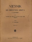 Vjesnik Kr. državnog arkiva u Zagrebu VII/1937