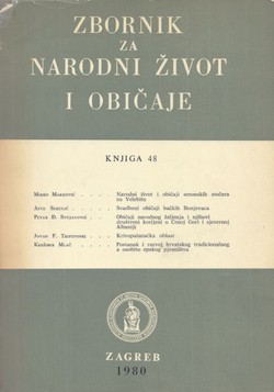 Zbornik za narodni život i običaje 48/1980