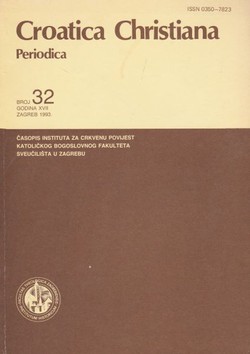 Croatica Christiana Periodica 32/1993