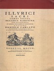 Illyrici sacri VI. Ecclesia Ragusina cum suffraganeis et ecclesia Rhiziniensis et Catharensis (pretisak iz 1800)