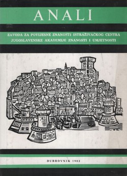 Anali Zavoda za povijesne znanosti JAZU u Dubrovniku XIX-XX/1982