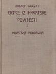 Crtice iz hrvatske povijesti I. Hrvatska Podravina