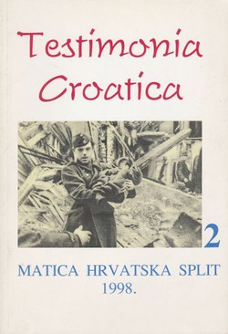 Testimonia Croatica I/2/1998