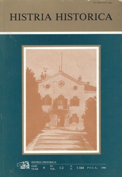 Mornarička biblioteka u Puli (K.u.K. Marine-Bibliothek) (Histria historica 9/1-2/1986)