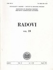 Radovi Instituta za hrvatsku povijest 18/1985