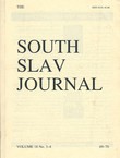 The South Slav Journal 18/3-4 (69-70)/1997