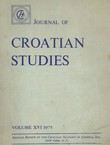 Journal of Croatian Studies XVI/1975