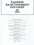 Časopis za suvremenu povijest III/1982
