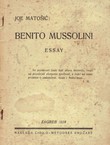 Benito Mussolini. Essay