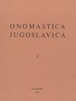 Onomastica jugoslavica 5/1975