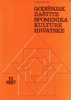 Godišnjak zaštite spomenika kulture Hrvatske 13/1987