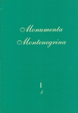Monumenta Montenegrina I/5. Mixti praevalitani