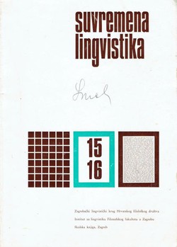 Suvremena lingvistika 15-16/1977