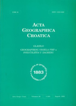 Acta Geographica Croatica 28/1993
