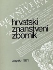 Hrvatski znanstveni zbornik 1/1971