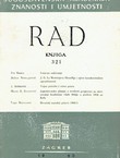 Rad JAZU. Knjiga 321. Odjel za filozofiju i društvene nauke IX/1960
