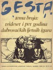 Trideset i pet godina Dubrovačkih ljetnih igara (Gesta 20-21-22/1984)