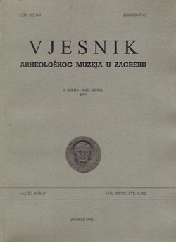 Vjesnik Arheološkog muzeja u Zagrebu, 3. serija, XXXIV/2001