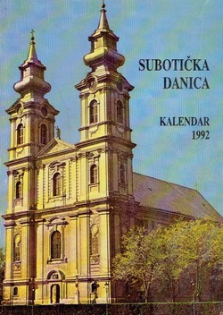 Subotička danica. Kalendar 1992