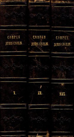 Corpus juris civilis I-III
