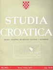 Studia croatica XVIII/64-65/1977