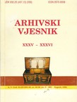 Arhivski vjesnik XXXV-XXXVI/1991-1992