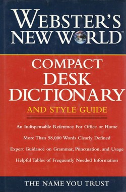 Webster's New World. Compact Desk Dictionary and Style Guide