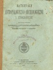 Materyaly antropologiczno-archeologiczne i etnograficzne II/1897