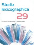 Studia lexicographia 29/2021