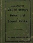 Illustrated List of Stands and Price List of Stand Parts