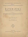 Matematika prirodoslovaca i inženjera I. Diferencijalni i integralni račun
