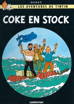 Les aventures de Tintin. Coke en stock