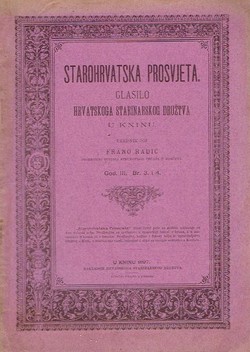 Starohrvatska prosvjeta III/3-4/1897