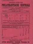 Jugoslavische filatelistische Zentrale III/4/1929
