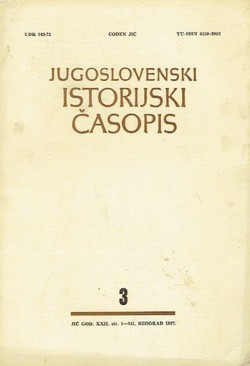 Jugoslovenski istorijski časopis XXII/3/1987