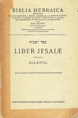 Liber Jesaie (Biblia Hebraica)