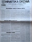 Hrvatska država. Glasilo HNO 269/XXIV/1977