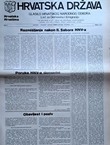 Hrvatska država. Glasilo HNO 270/XXIV/1977