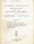L'Europa orientale VII/1-2/1927