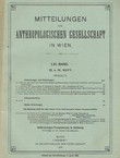 Mitteilungen der anthropologischen Gesellschaft in Wien LVI/III-IV/1926